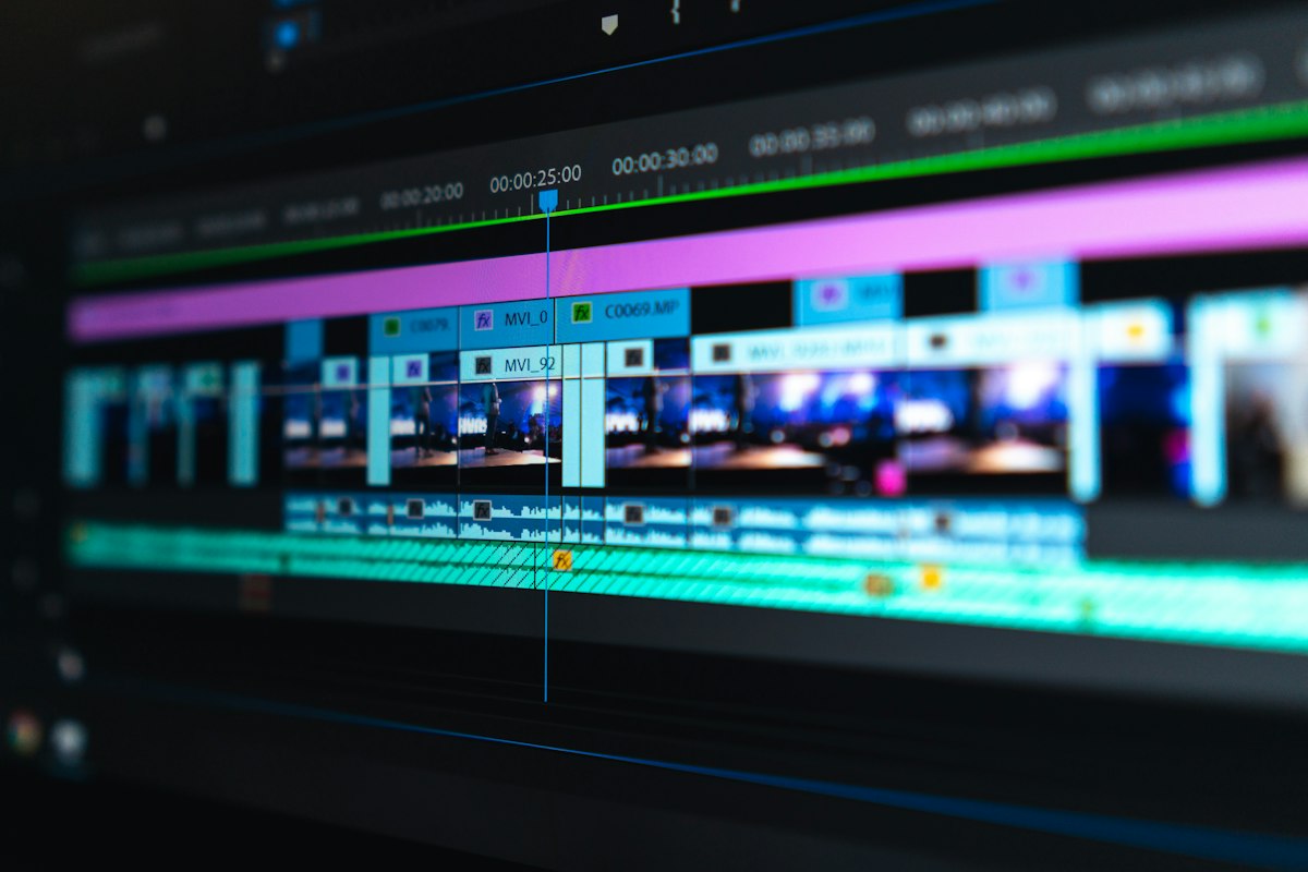 AI video generation showing avatar presenter with script