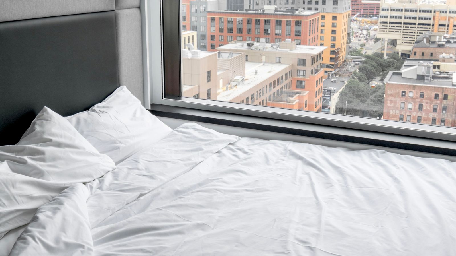 Modern hotel-style rental room